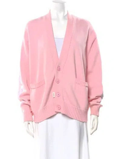 Pre-owned Joshua Sanders V-neck Sweater In Pink