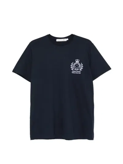 Joshua Sanders X Smiley Leisure Club Graphic T-shirt In Blue