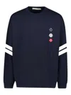 Joshua Sanders X Smiley® Stripe-detail Sweatshirt In Blue