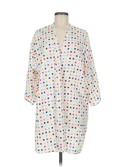 Pre-owned Josie By Natori Kimono In White
