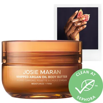 Josie Maran Bohemian Fig - Whipped Argan Oil Refillable Firming Body Butter Jar 6 oz In White