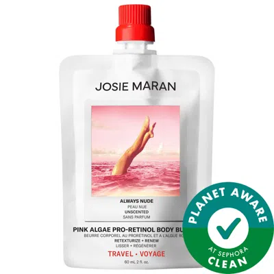 Josie Maran Pink Algae Pro-retinol Body Butter For Anti-aging And Kp 2 Fl. Oz./60 ml