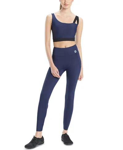 Josie Natori Activewear Solstice Full Leggings In Navy In Blue