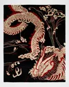 Josie Natori Black Dragon Rug, 8' X 10' In Black