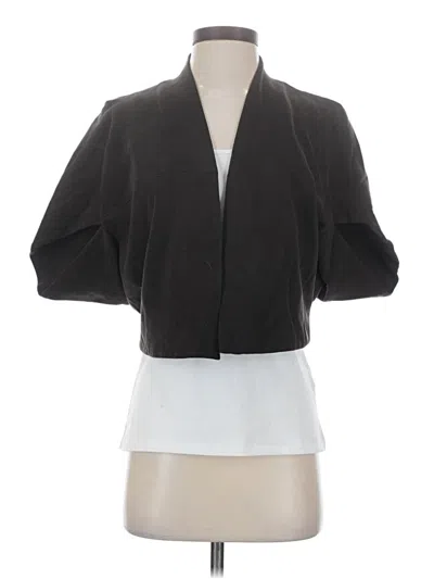 Pre-owned Josie Natori Cardigan Sweater In Black