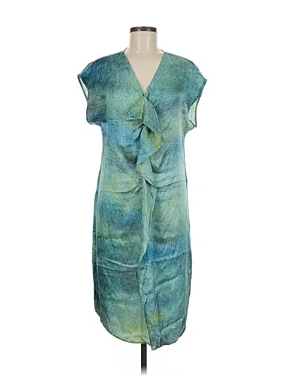 Pre-owned Josie Natori Casual Dress In Green
