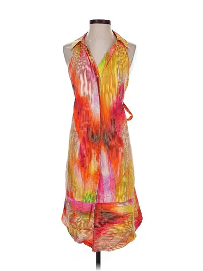 Pre-owned Josie Natori Casual Dress In Orange