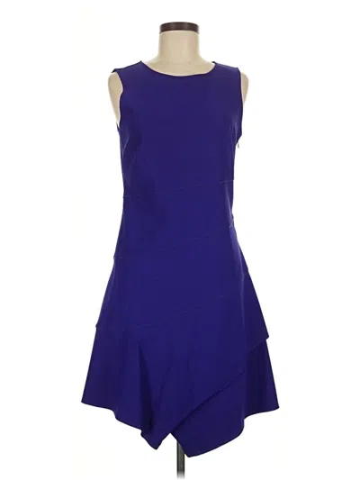 Pre-owned Josie Natori Cocktail Dress In Blue