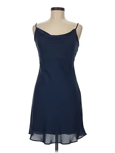 Pre-owned Josie Natori Cocktail Dress In Blue