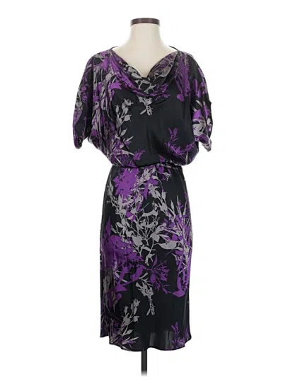 Pre-owned Josie Natori Cocktail Dress In Purple