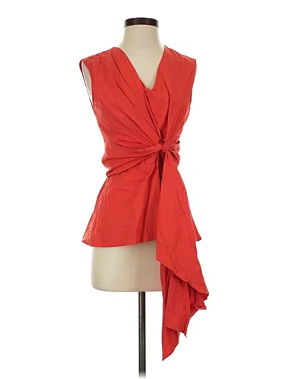 Pre-owned Josie Natori Cocktail Dress In Red
