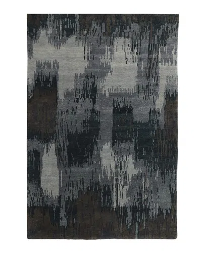 Josie Natori Forest Brushstroke Hand Knotted Rug