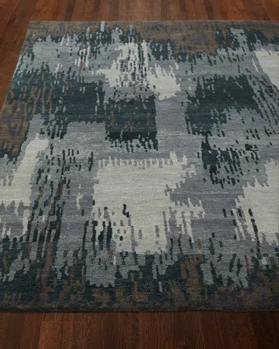 Josie Natori Forest Brushstroke Rug, 5' X 7'
