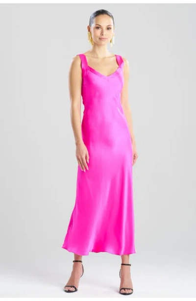 Josie Natori Key Backless Gown In Pink