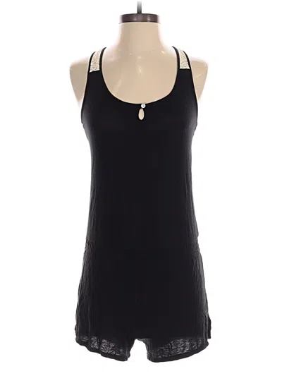 Pre-owned Josie Natori Romper In Black