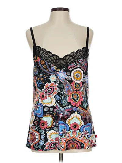 Pre-owned Josie Natori Sleeveless Blouse In Black