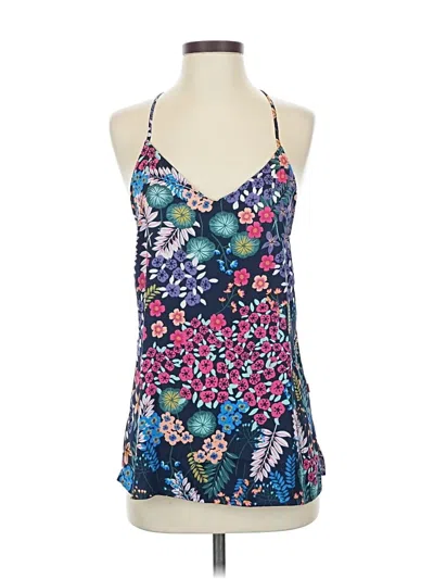 Pre-owned Josie Natori Sleeveless Blouse In Blue