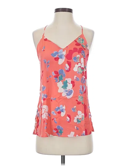 Pre-owned Josie Natori Sleeveless Blouse In Orange