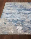 Josie Natori Tala Hand Knotted Rug, 6' X 9' In Blue