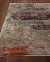 Josie Natori Titus Hand Knotted Rug, 4' X 6' In Tan/multi