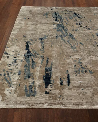 Josie Natori Ursula Hand Knotted Rug, 8' X 10' In Gray