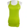 Josie Natori Women's Ribbed Cotton Racerback Tank In Lime Green In Green