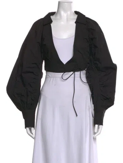 Pre-owned Joslin Long-sleeve Top W/ Tags In Black
