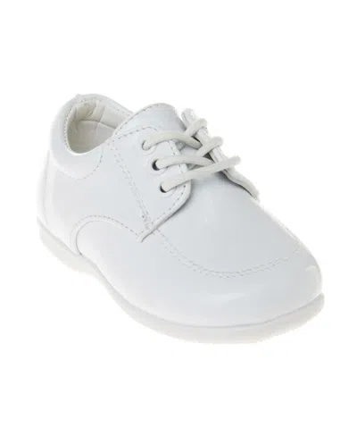 Josmo Kids' Big Boys Lace Up Dress Shoes In White Patent
