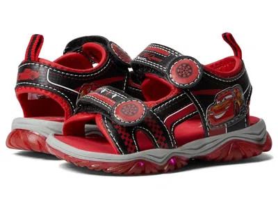 Josmo Cars Lighted Sandal (toddler/little Kid) Boys Shoes Black/red: 6 Toddler M, Synthetic