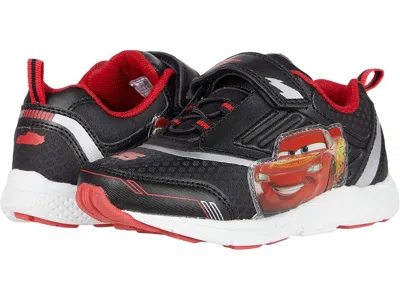 Josmo Cars Lighted Sneaker (toddler/little Kid) Boy's Shoes Black/red : 12 Little Kid M, Synthetic In Multi