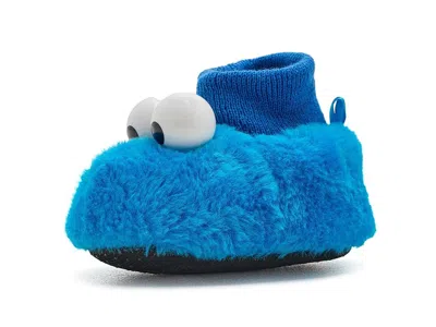 Josmo Cookie Monster Slippers (infant/toddler) Kids Shoes Blue: 7-8 Toddler M, Polyester