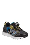 Josmo Dc Batman Sneaker In Black/yellow