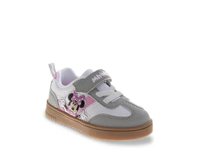 Josmo Disney Minnie Mouse Court Sneaker Kids' In Grey/white