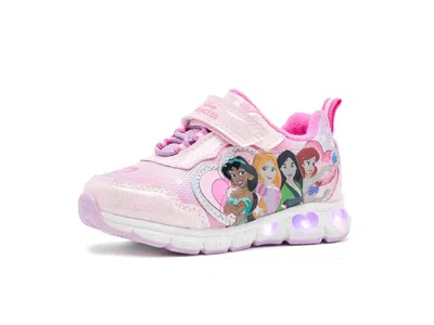 Josmo Disney Princess Lighted Sneakers (toddler/little Kid) Girls Shoes Pink Multi: 11 Little Kid M