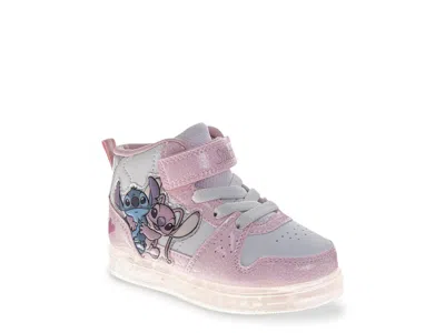 Josmo Disney Stitch Hightop Sneaker Kids' In Light Pink/white