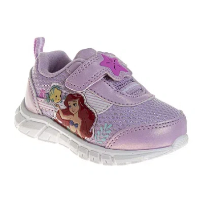 Josmo Babies' Disney The Little Mermaid Girls' Hook And Loop Sneakers. (infant/toddler) Infant Girls The Little Me In Purple