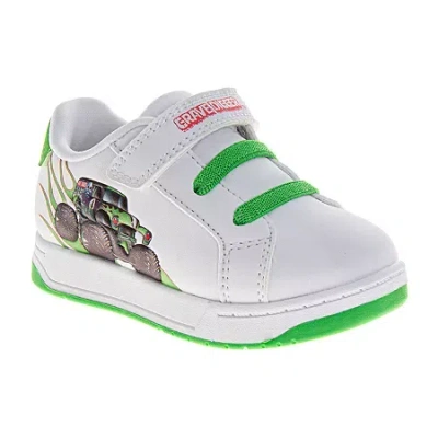 Josmo Babies' Favorite Character Toddler Boys Monster Jam Hiking Shoes In White