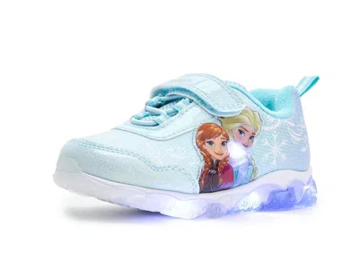 Josmo Frozen Lighted Sneakers (toddler/little Kid) Girls Shoes Blue : 8 Toddler M, Leather