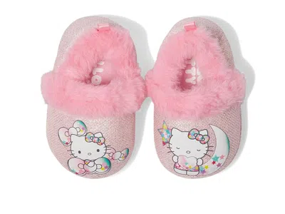 Josmo Hello Kitty Slipper (toddler/little Kid) Girls Shoes Pink : 7-8 Toddler M, Polyester In Multi