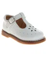 Josmo Kids' Infant Slip-resistant Flat T-strap Shoes In White