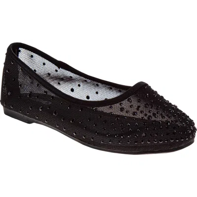 Josmo Kids' Ballerina Flat In Black