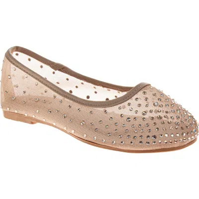 Josmo Kids' Ballerina Flat In Gold
