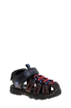 Josmo Kids' Beverly Hills Polo Club Sandal In Black/red