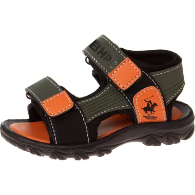 Josmo Kids' Beverly Hills Polo Club Sandal In Olive Orange