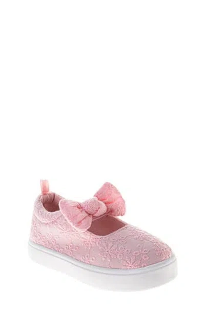 Josmo Kids' Bow Sneaker In Pink