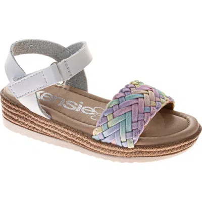 Josmo Kids' Braided Sandal In Multi