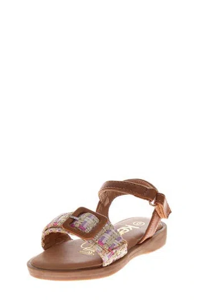 Josmo Kids' Buckle Sandal In Brown
