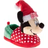 Josmo Kids' Disney Minnie Mouse Christmas Slipper In Multi