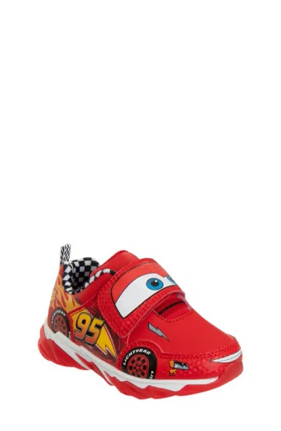 Josmo Kids' Disney Pixar Light Up Sneaker In Black/ Red