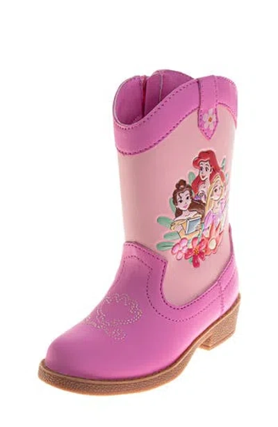 Josmo Kids' Disney Princess Cowboy Boot In Pink